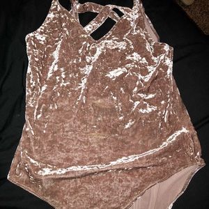 American Eagle Velvet Bodysuit